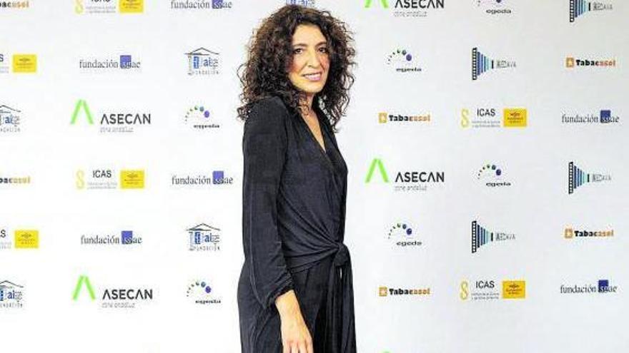 La benaventana Esther Vaquero durante la última gala de los premios Asecan