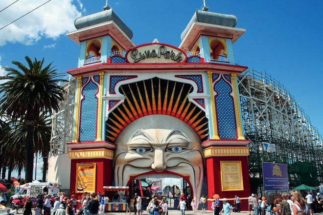 The Great Scenic Railway, Luna Park, Australia