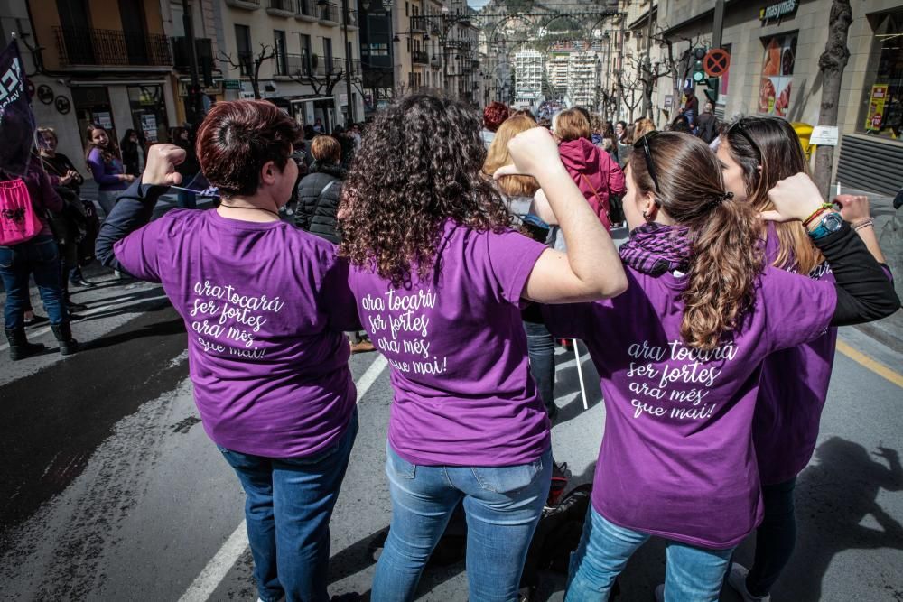 Manifestación del 8 de marzo en Alcoy.