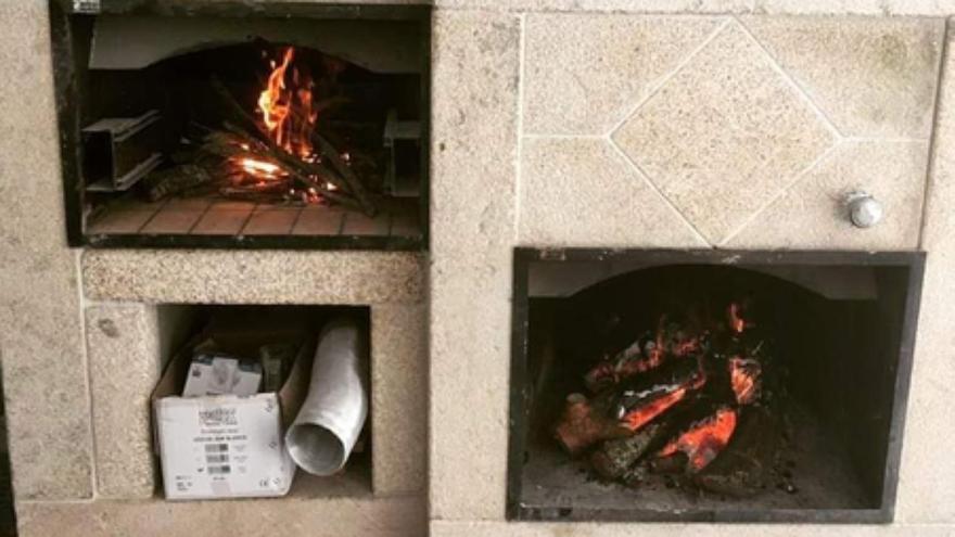 Chimeneas de hierro fabricadas por Talleres Forcas. | Cedida