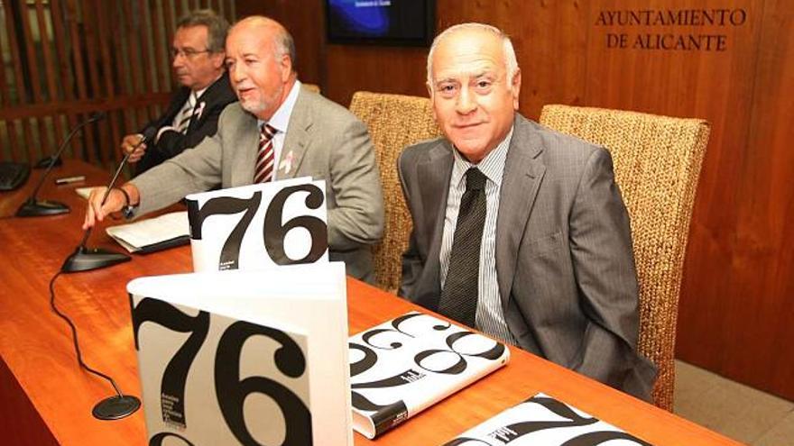 José María Bonastre, en primer plano, durante la presentación