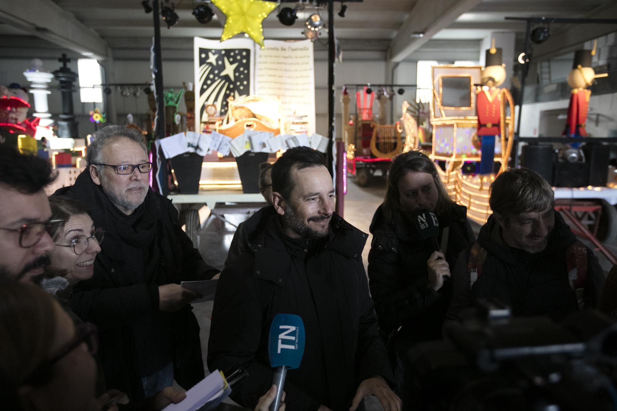 Preparativos de la cabalgata de los Reyes Magos de Ibiza