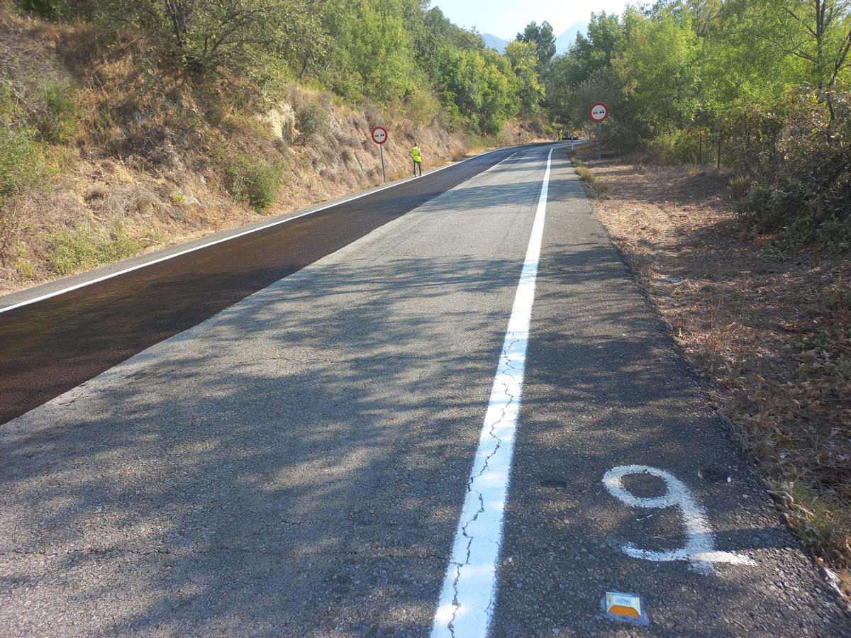 Carreteras que se están reparando.