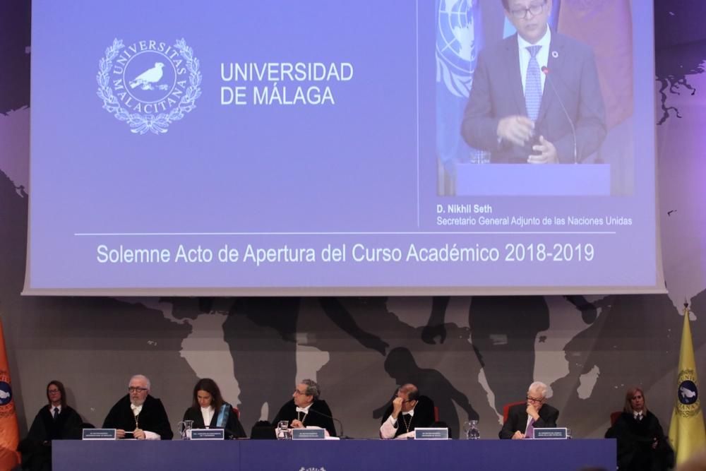 Apertura del curso académico en la UMA.