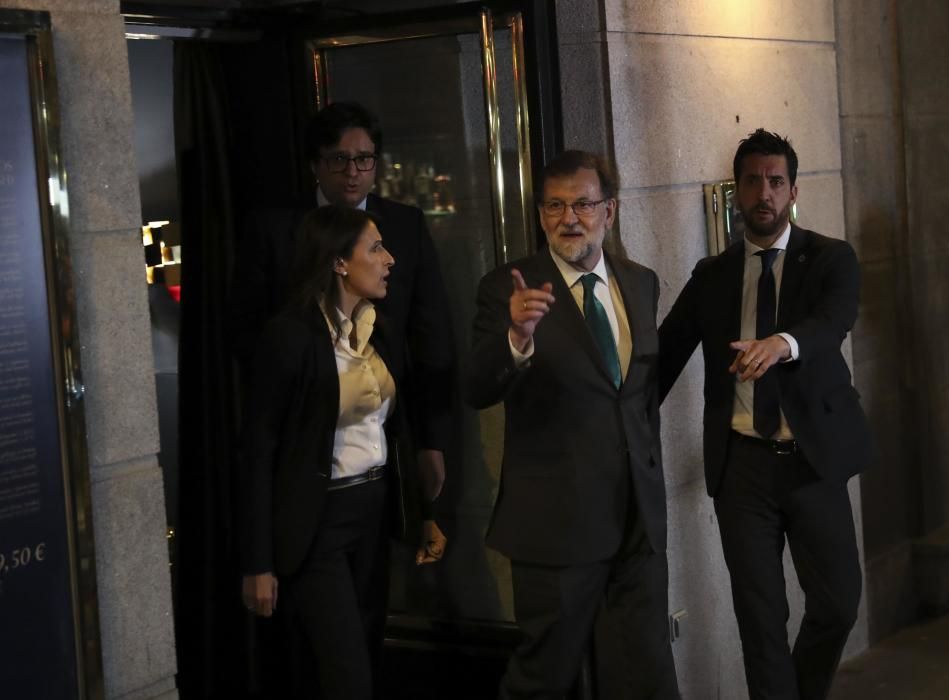 Rajoy, reunido siete horas en un restaurante