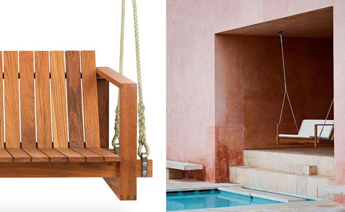 Columpio familiar para exterior 'Swing Sofa BK13', de Carl Hansen