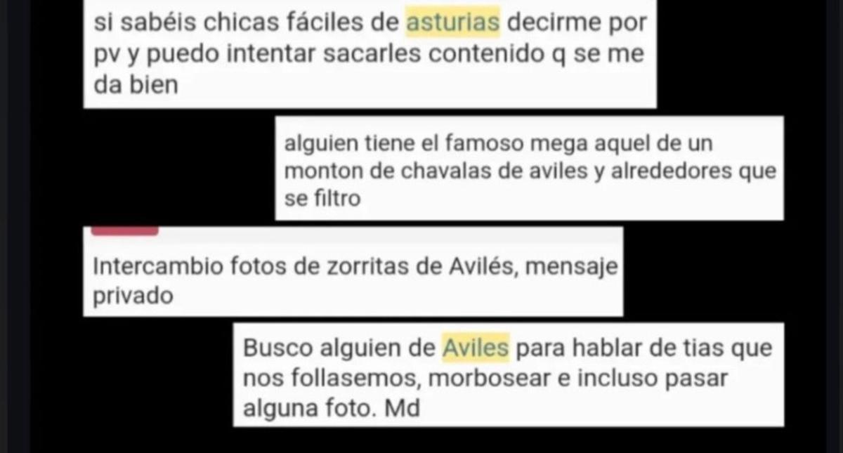 Un pantallazo del chat.
