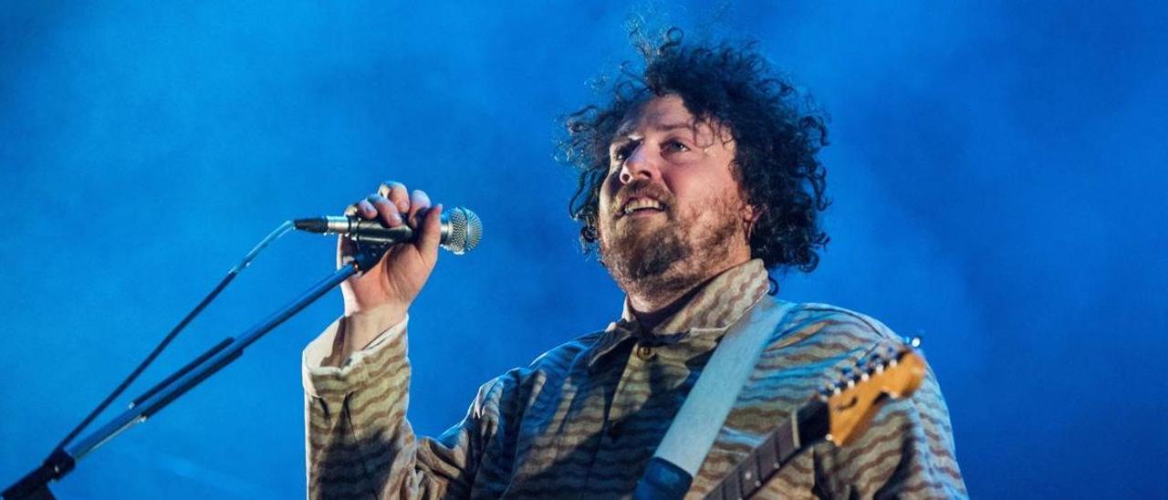 Joseph Mount, durante el concierto de Metronomy en el Primavera Sound.