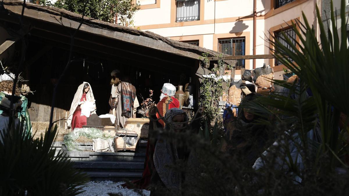 Nacimiento de la Torre del Reloj de Luanco.