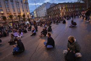 Una imagen de la macha del 8M en Madrid.