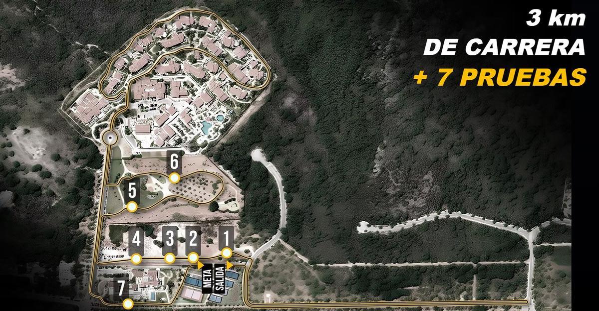 Drei Kilometer, sieben Aufgaben - so funktioniert der Hindernislauf im Luxushotel.