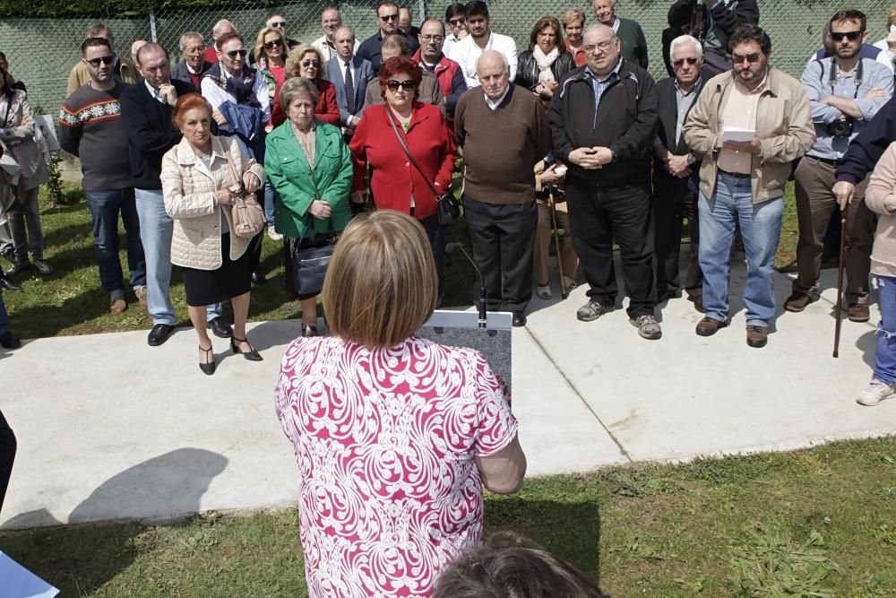 Inauguración del parque Alejo Caso en La Guía