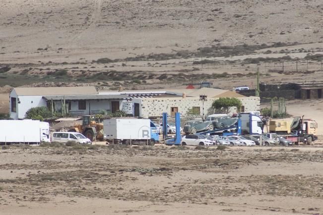 FUERTEVENTURA - GRABACION DE LA PELICULA ALLIED EN EL MUNICIPIO DE LA OLIVA - 25-05-16