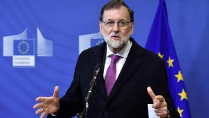 Mariano Rajoy es queda en blanc en roda de premsa mentre nomenava els cinc països del Sahel.