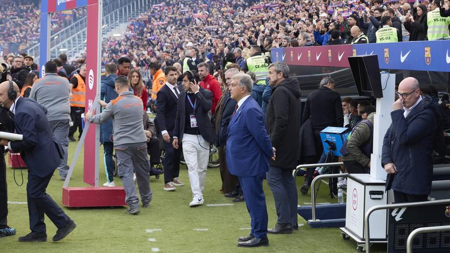 Joan Laporta, en el Spotify Camp Nou
