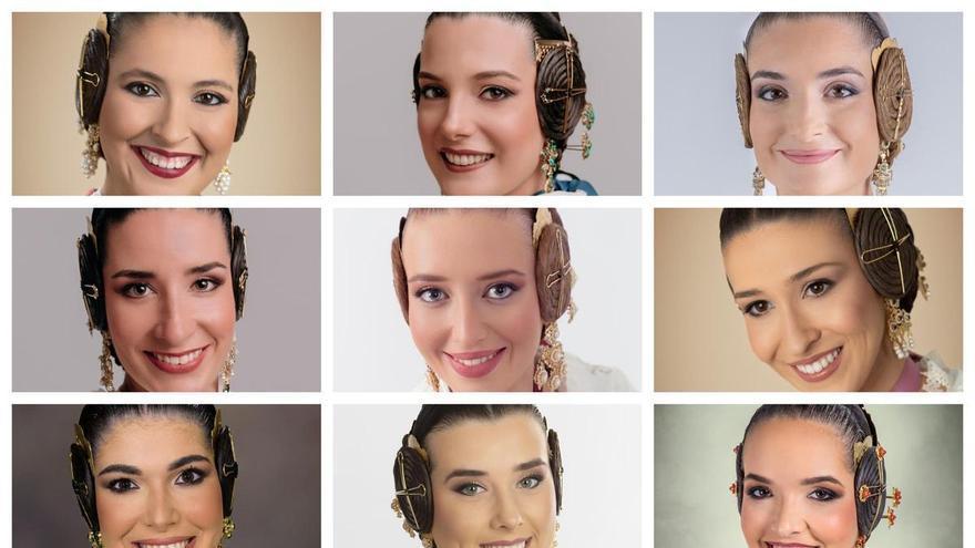 Todas las fotos de las candidatas a Fallera Mayor de València 2027 (solo faltan 18)