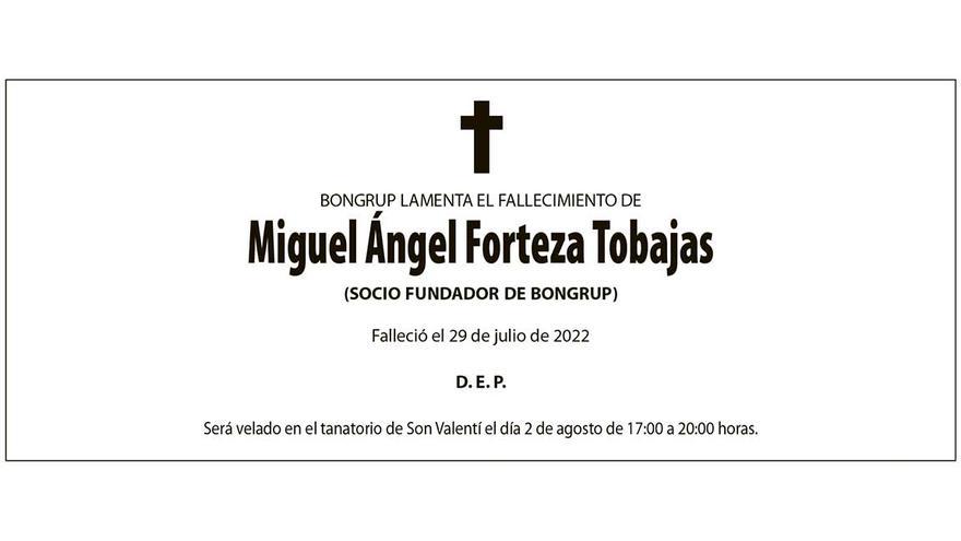 Miguel Ángel Forteza Tobajas