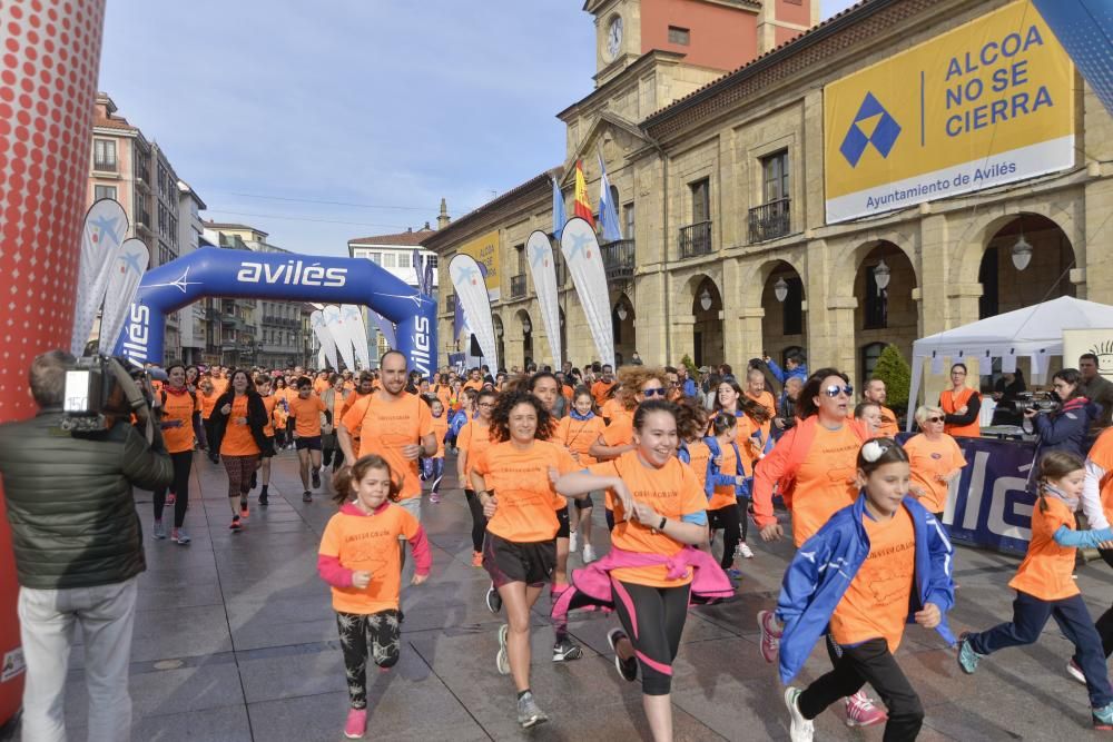 Carrera contra el cáncer infantil en Avilés