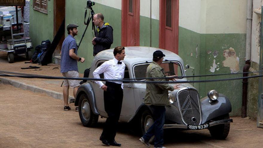 Brad Pitt en el rodaje de &quot;Allied&quot; en Gran Canaria