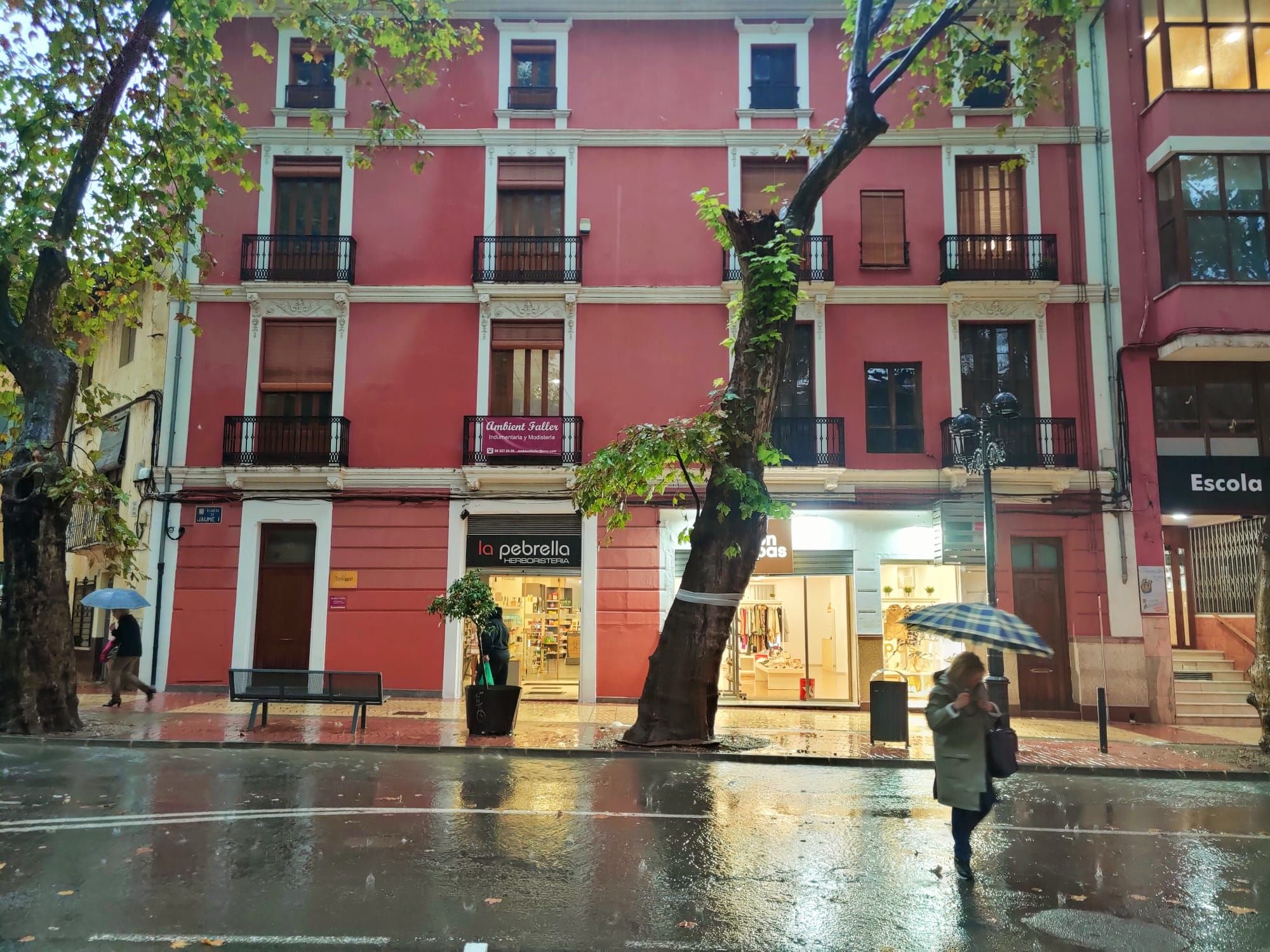 Las lluvias descargan en Xàtiva