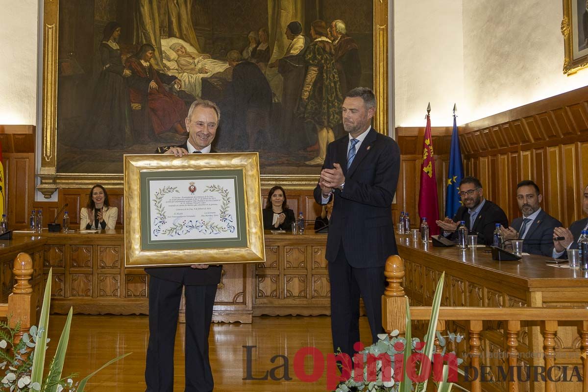 Alfonso Navarro es nombrado  'Hijo Predilecto de Caravaca'