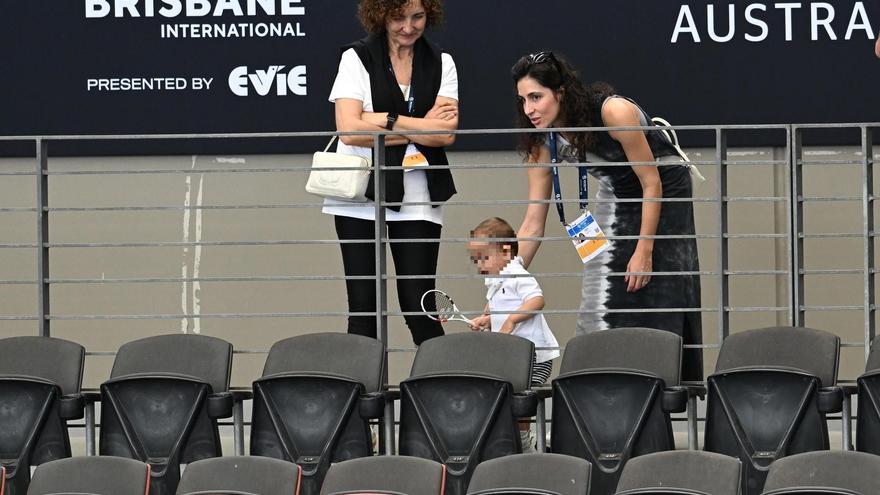 Before the eyes of Mini Rafa: Nadal returns to the court after 349 days