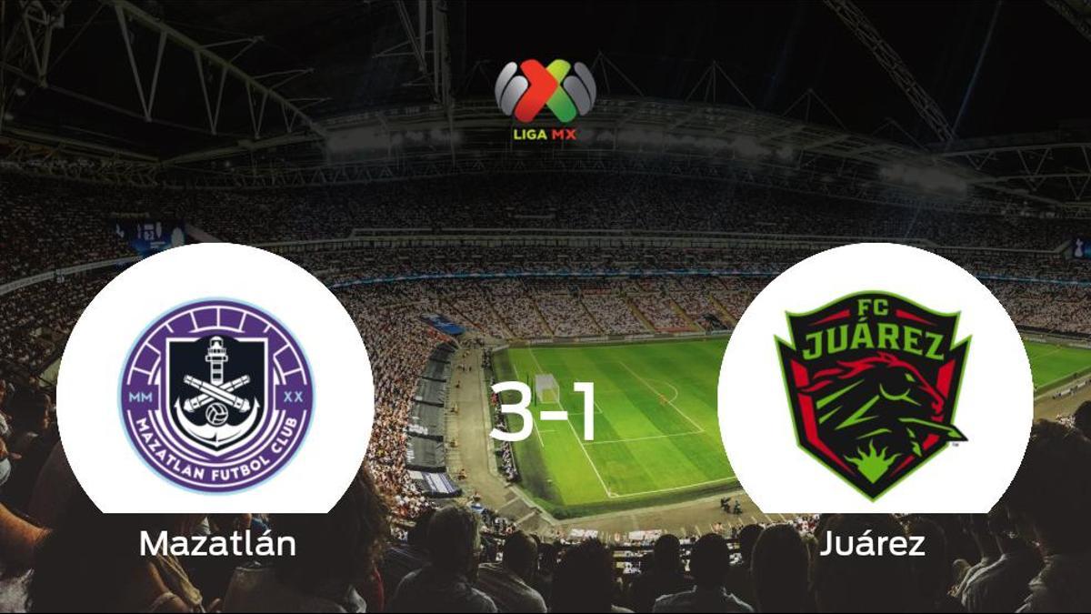 El Mazatlán se queda con los tres puntos frente al FC Juárez (3-1)