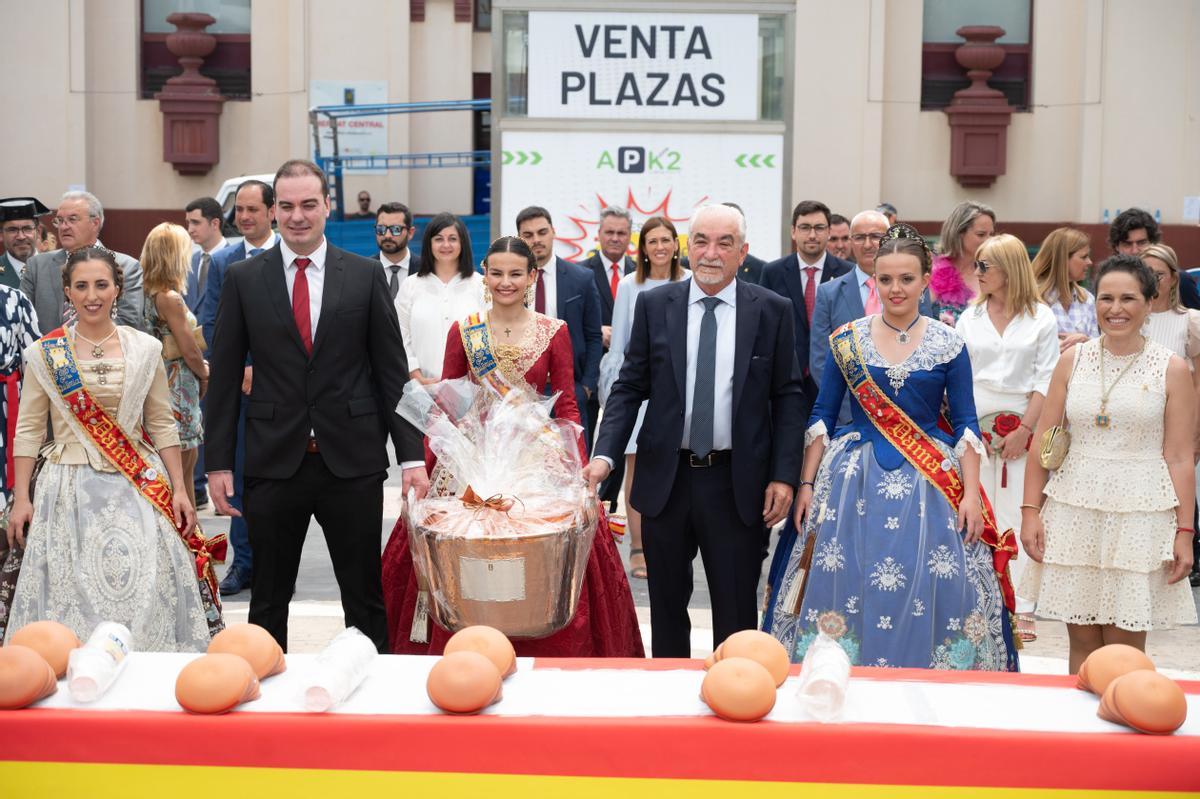 El fundador de Talleres Agustí, Jorge Salvador Agustí, ha recogido la Caldera de Honor 2022