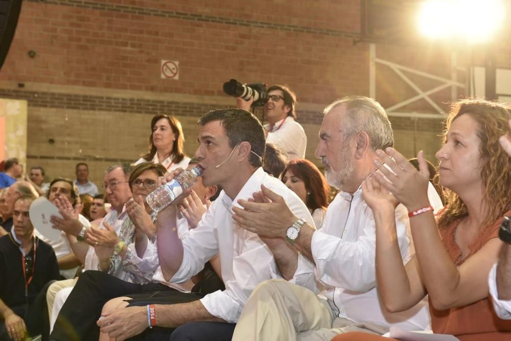 Mitin de Pedro Sánchez en Murcia