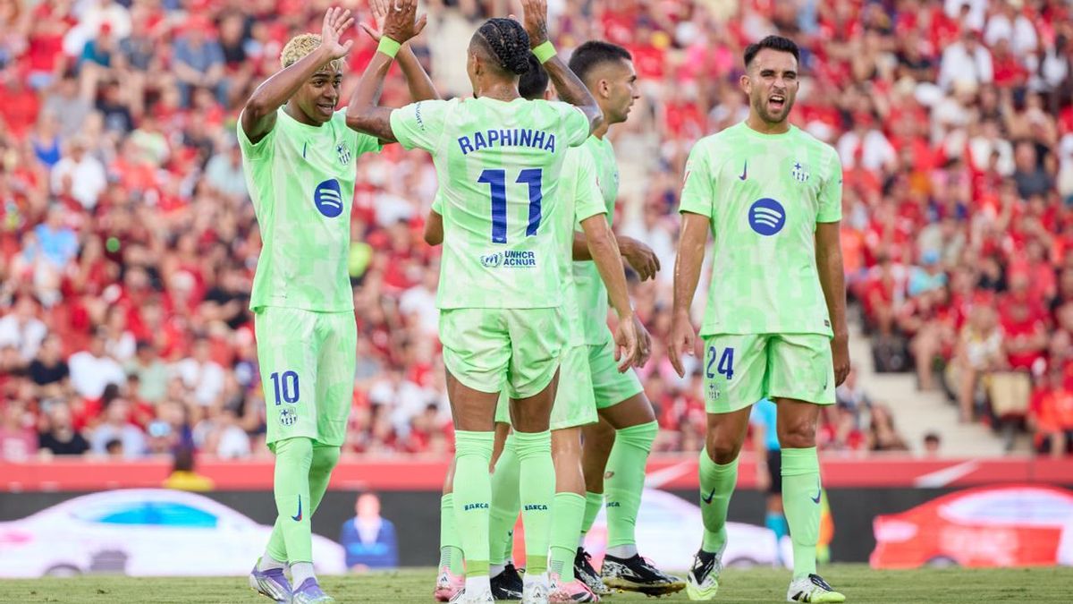 Barcelona goleó en Mallorca y el Madrid sufrió para vencer a Osasuna en el arranque de LaLiga