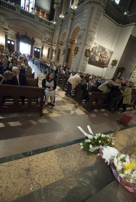 Funeral por Cuco Gómez en la iglesia de San Juan