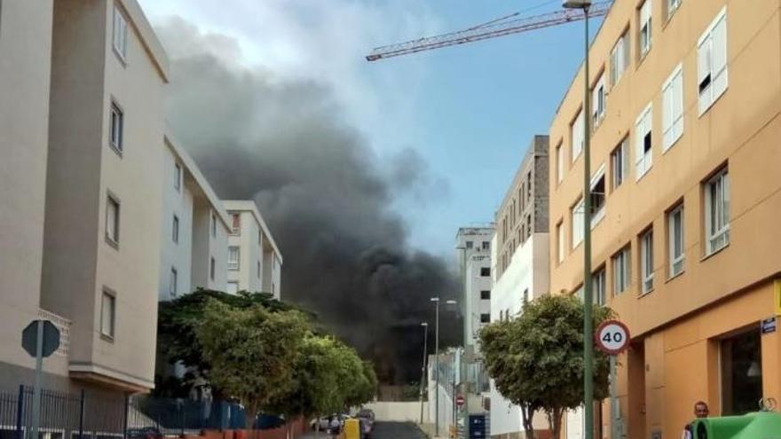 Foto del incendio