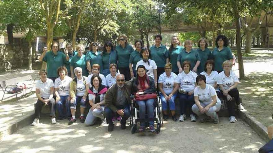 Zamora se impone a Cerecinos en el Encuentro Femenino de Petanca (25-9)