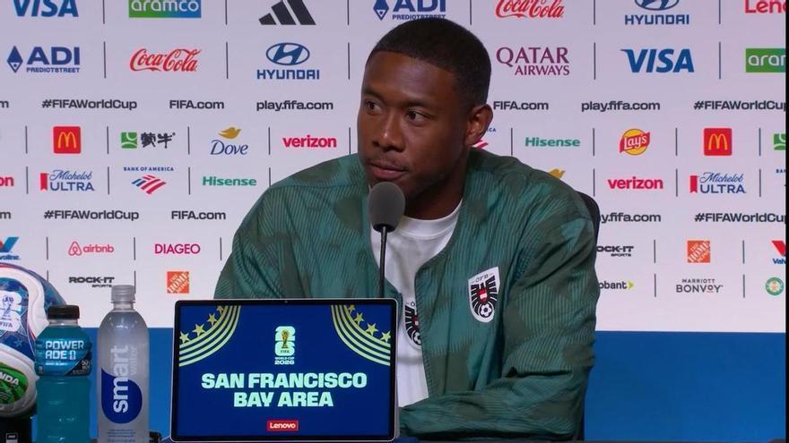 Alaba: "Jugar un Mundial es un sueño hecho realidad"