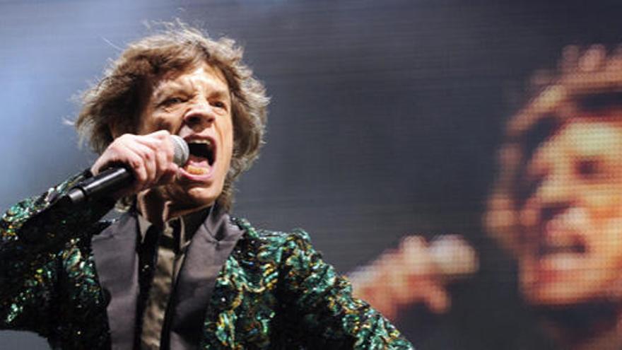 Mick Jagger, durante un concierto