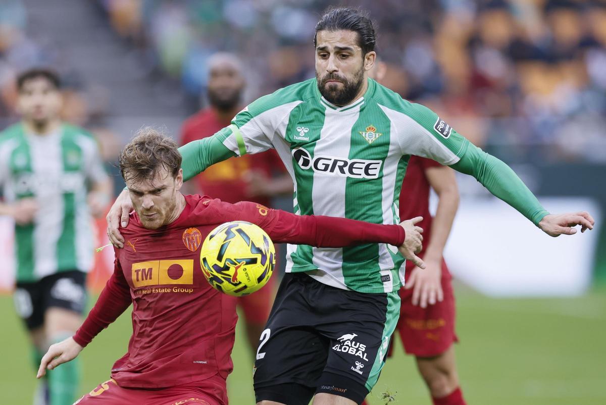 Lucas Beltrán, en acción.