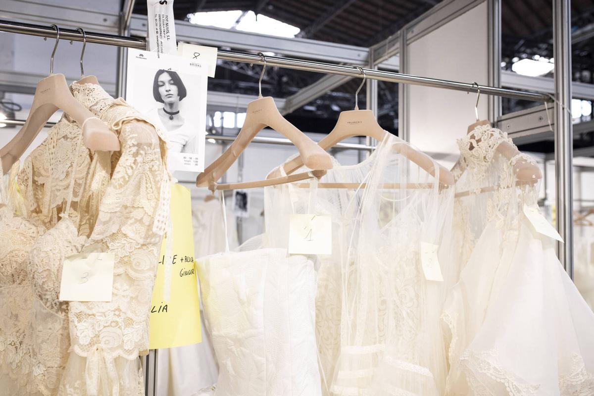 Barcelona, 23 de abril de 2025. Entrevista a la diseñadora Yolancris en la Barcelona Bridal Fashion Week