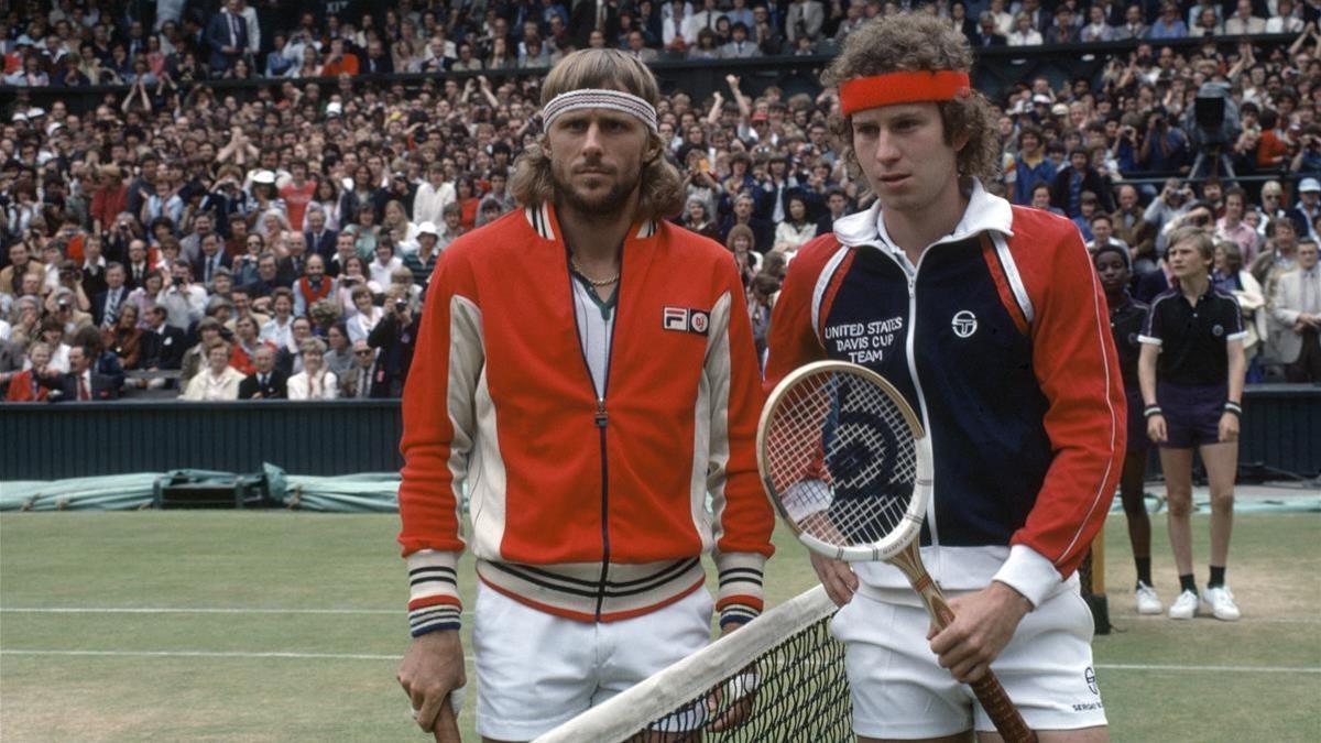 zentauroepp40841592 london  england   july 6  john mcenroe of the usa  right  an180515174649