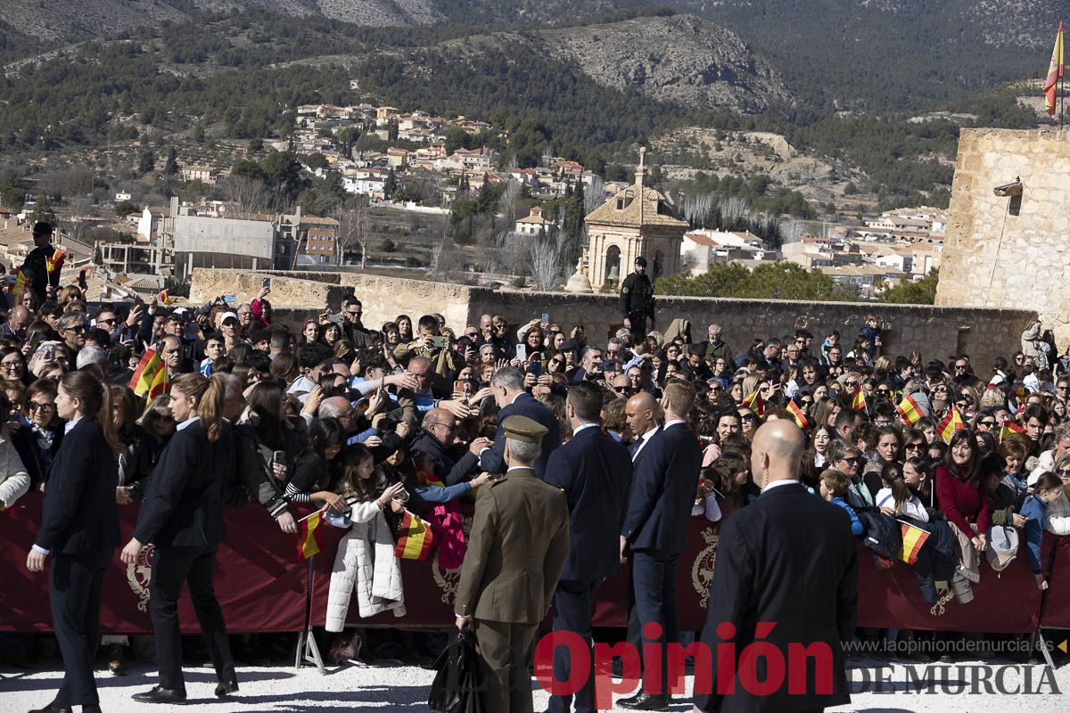 Visita de los reyes de España a Caravaca (explanada de la Basílica)