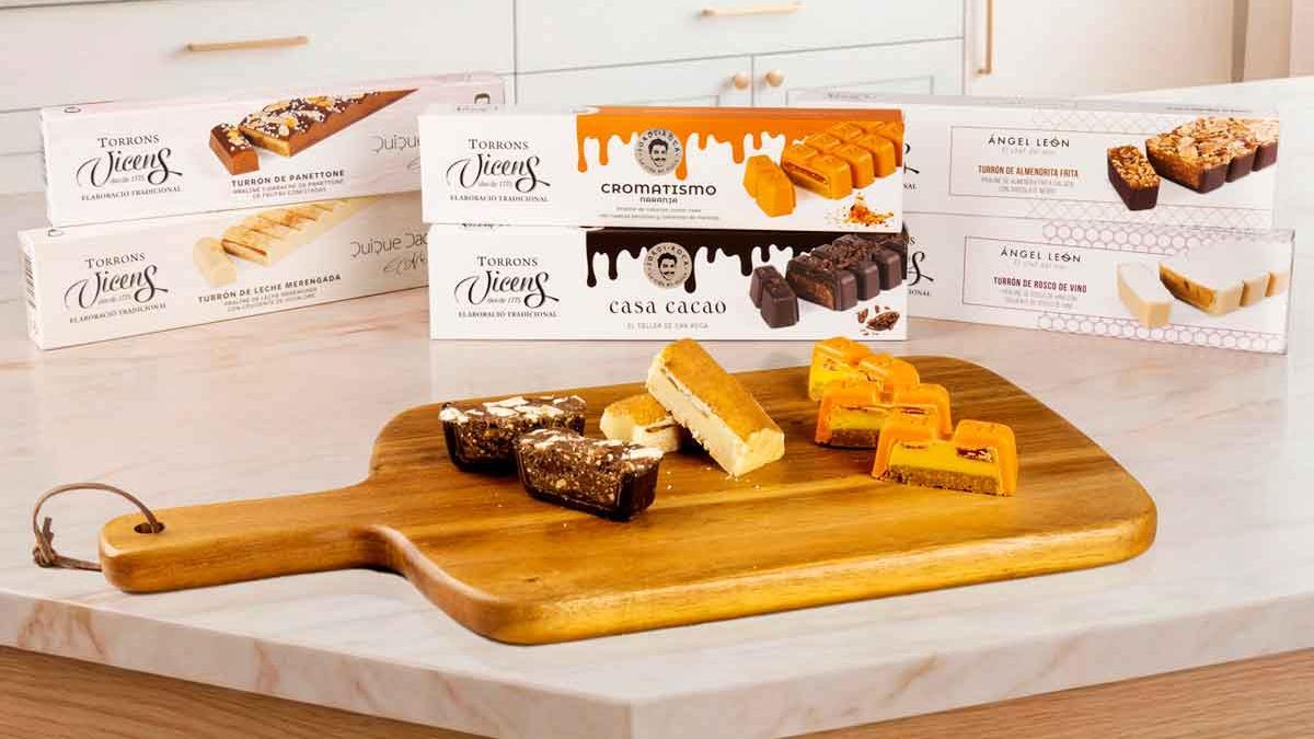 La gama Sinergia de Torrons Vicens.