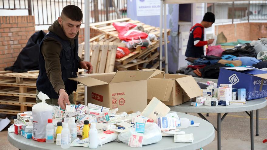 Málaga y la comunidad ucraniana trabajan en Carranque para apoyar a Turquía y Siria