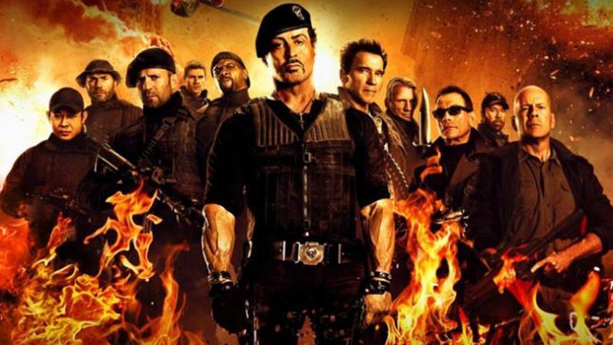 El cartel de &#039;Los Mercenarios 2&#039;.