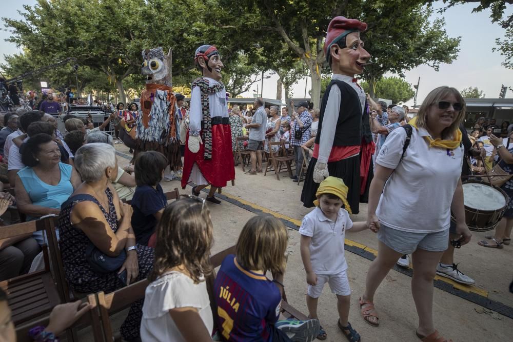 Els gegants i el pregó obren la festa major de Sant Feliu de Guíxols