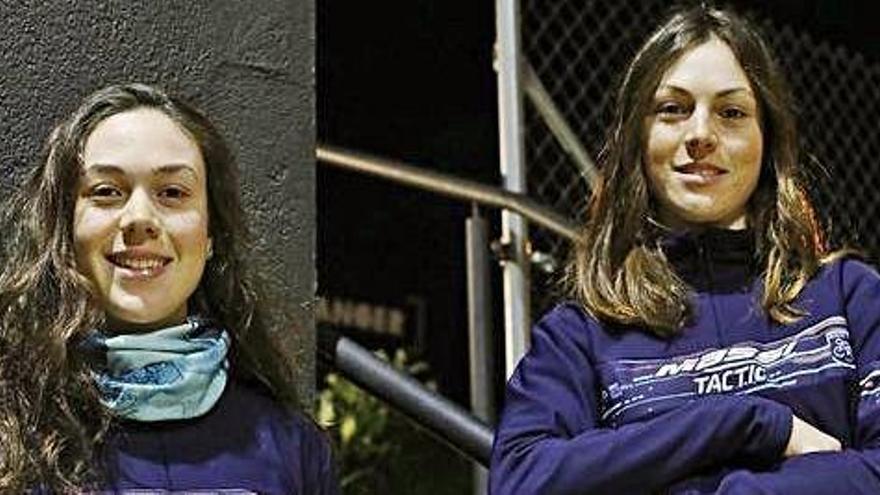 Les germanes Mireia (19 anys) i Ariadna Trias (24).