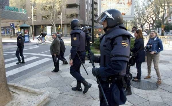 Las imágenes de la jornada de huelga en Zaragoza