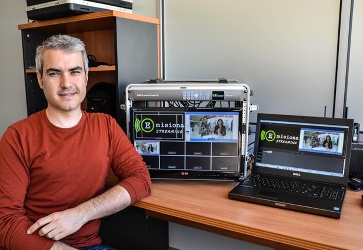Alberto Padilla Díaz, cofundador d’Emisiona Servicios Audiovisuales.
