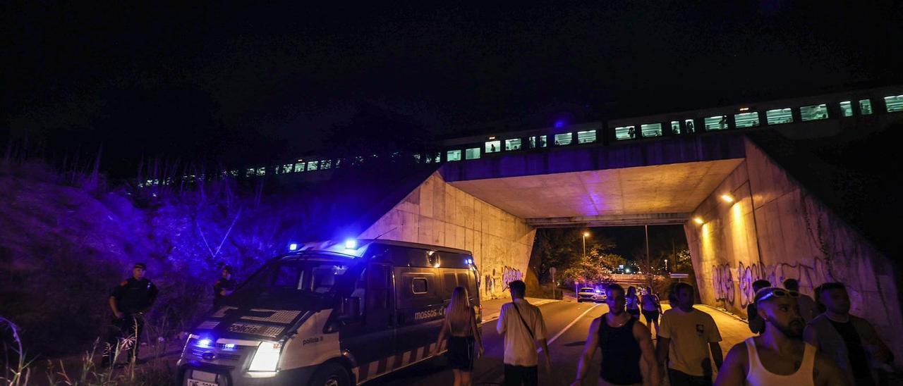 Cuatro personas fallecidas en un atropello múltiple en el R3 en Montmeló