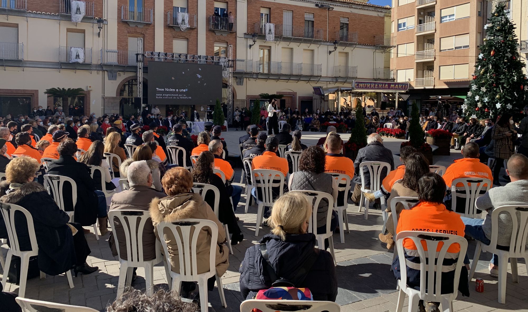 'Tota Nules a una', acto de agradecimiento por la lucha frente a al pandemia