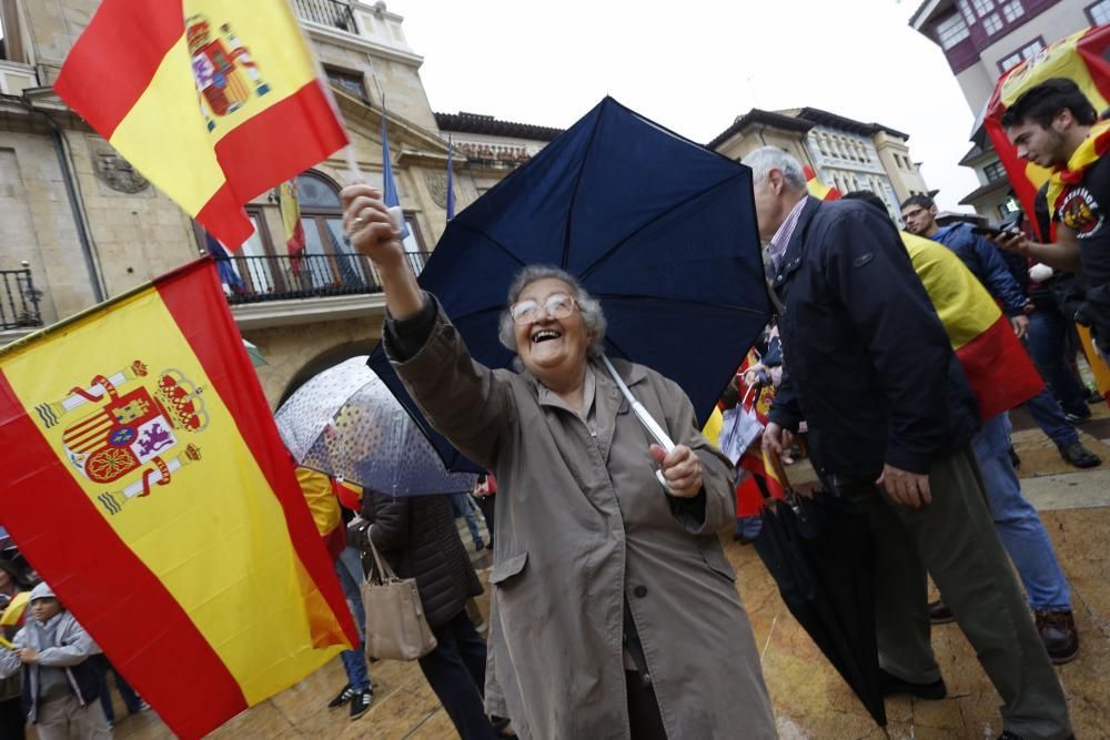 Manifestación en Oviedo por la unidad de España