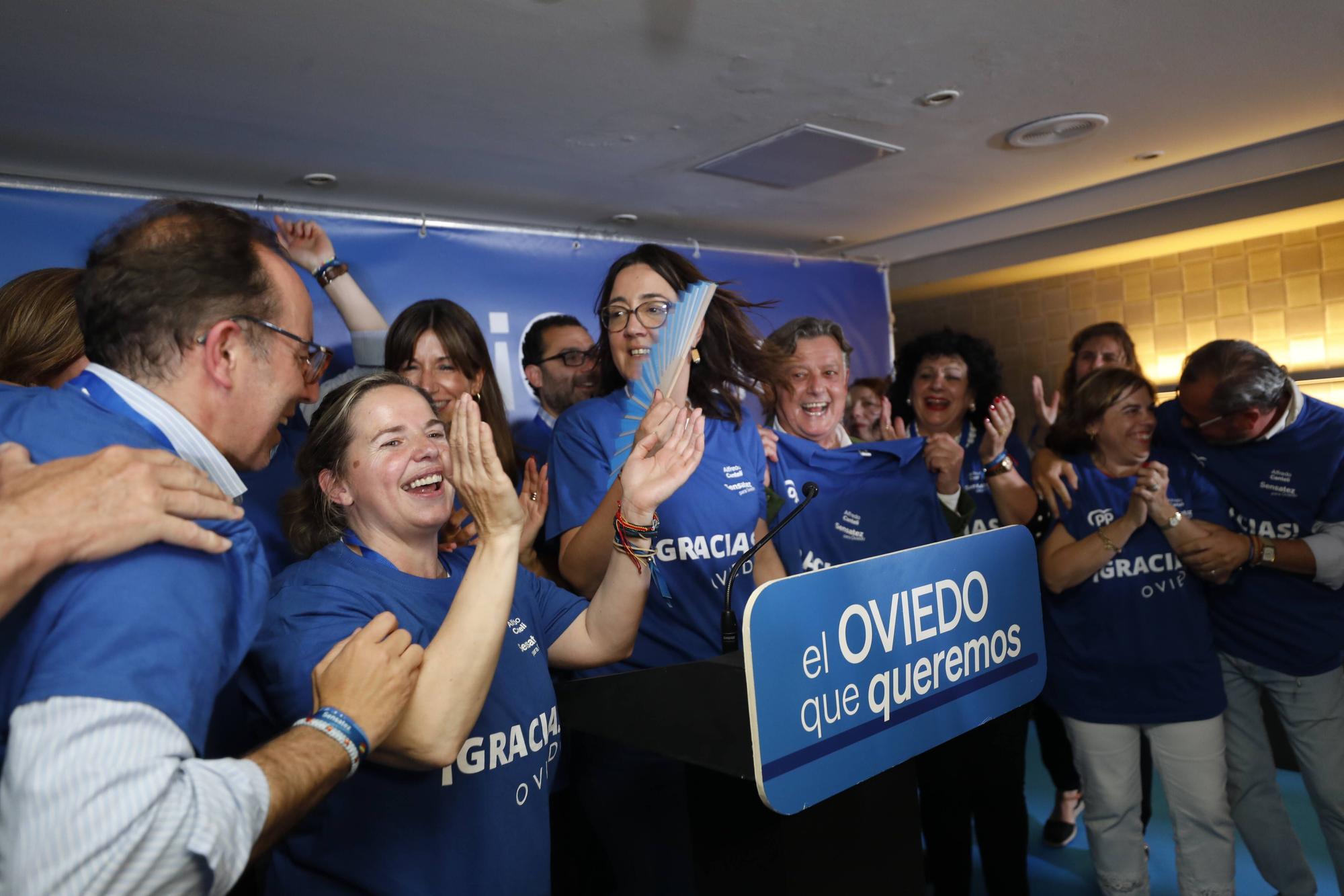 Canteli celebra la mayoría absoluta en Oviedo